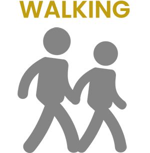 Walking to Stanley Park